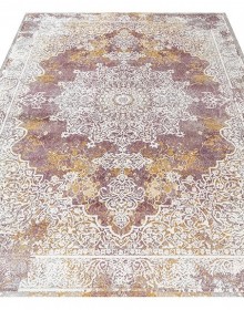 Високоворсный килим Deep ocean 146HA YELLOW / LILAC - высокое качество по лучшей цене в Украине.